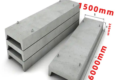 1.5×6.0m Prestressed Roof Panel mould
