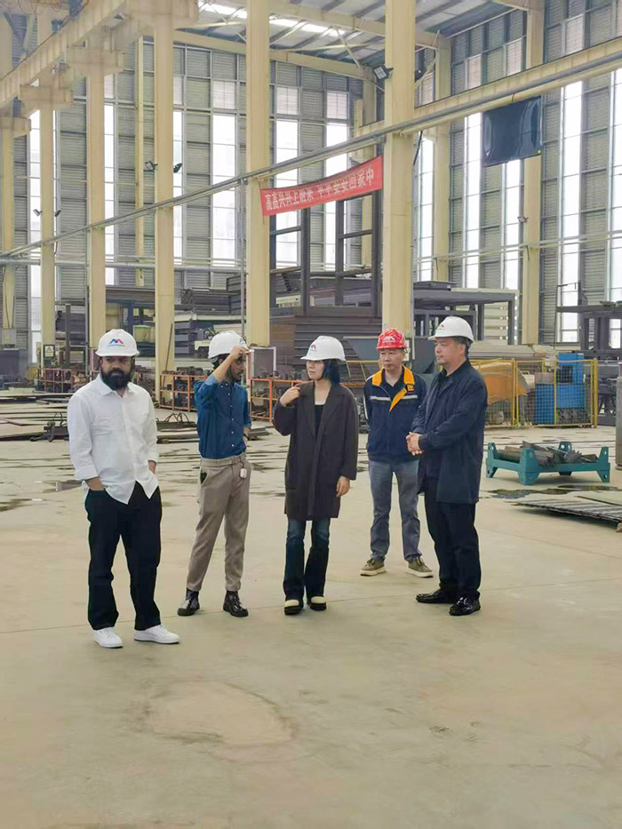 MD. Nazmul Hossain of Way Housing Pvt. Ltd. visiting our factory, with Xu Lei.jpg