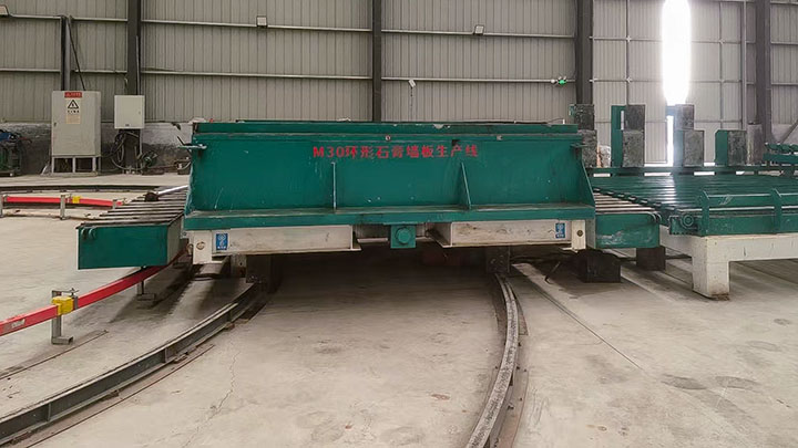 Mana Launches a New Ring-Type Gypsum Wall Panel Production Line 