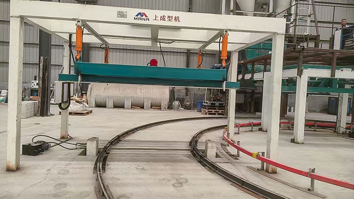 Mana Launches a New Ring-Type Gypsum Wall Panel Production Line 