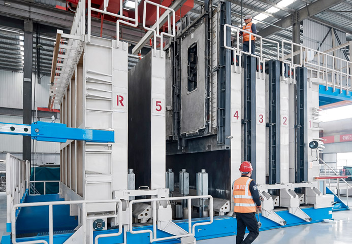 Vertical Battery Mould System